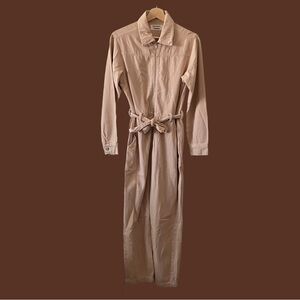 Reformation Ricky Boiler Jumpsuit in Dusty Rose